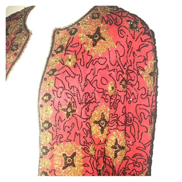 Vintage Jackets & Blazers - Vintage rad beaded jackets